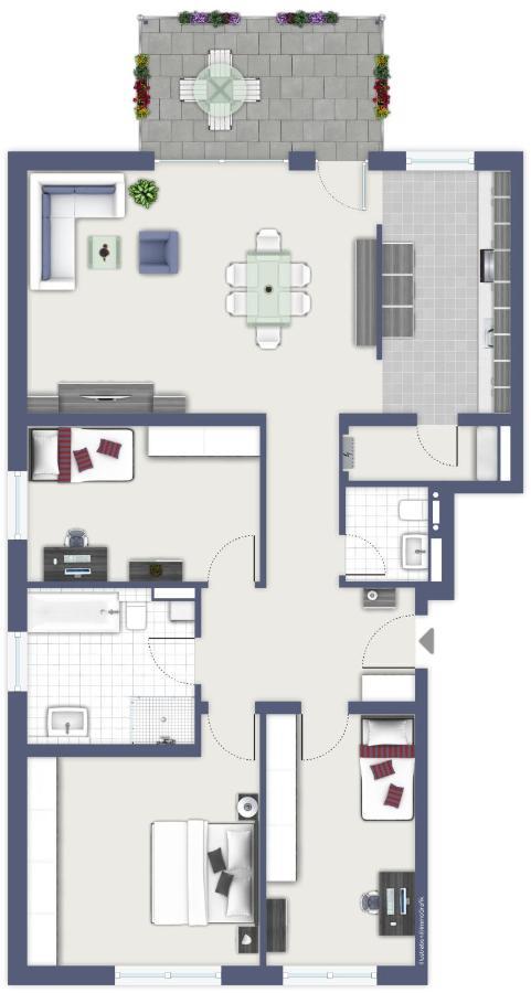 Apartwehr Business&Ferien Apartment Rot Exteriör bild
